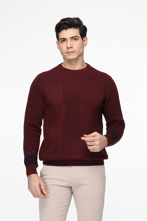 Regular Fit Pullover Maroon