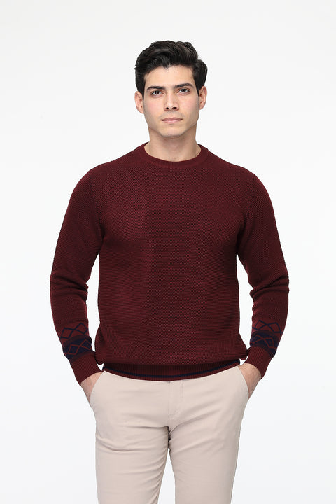 Regular Fit Pullover Maroon