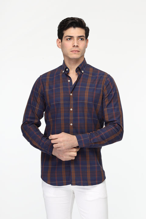 New Fit Shirt Dark Blue