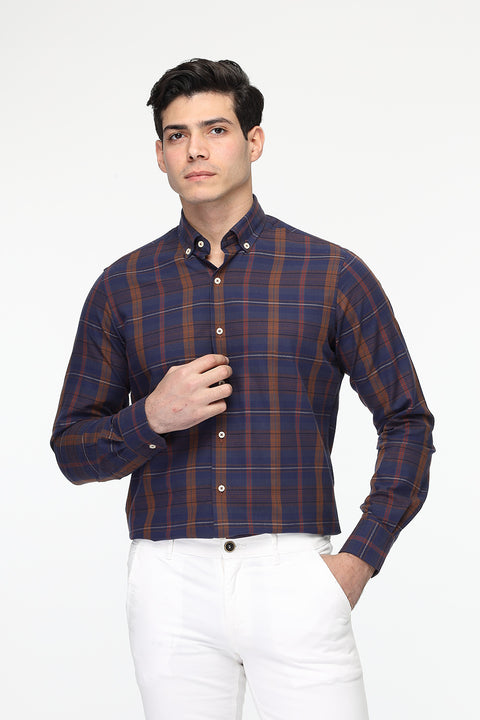 New Fit Shirt Dark Blue