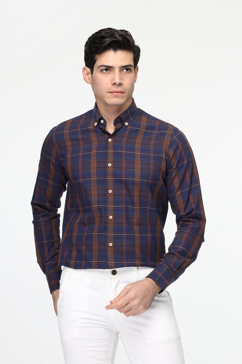 New Fit Shirt Dark Blue