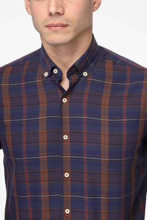 New Fit Shirt Dark Blue