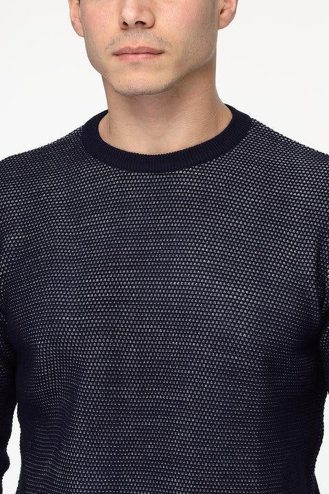 Regular Fit Pullover Dark Blue