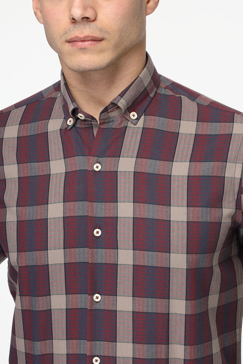 New Fit Shirt Maroon