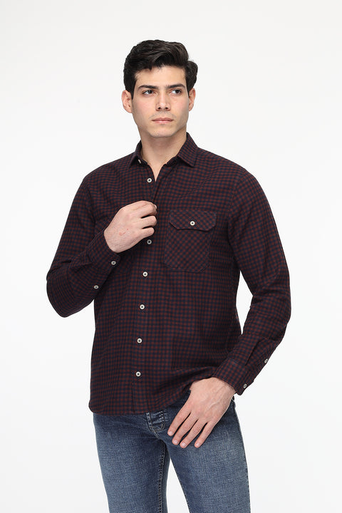 New Fit Shirt Maroon