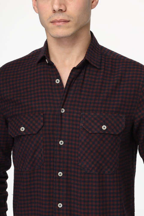 New Fit Shirt Maroon
