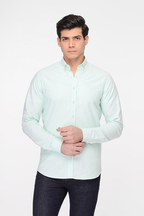 Semi Classic Shirt New fit Light Green