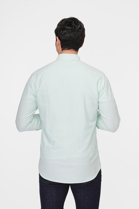 Semi Classic Shirt New fit Light Green