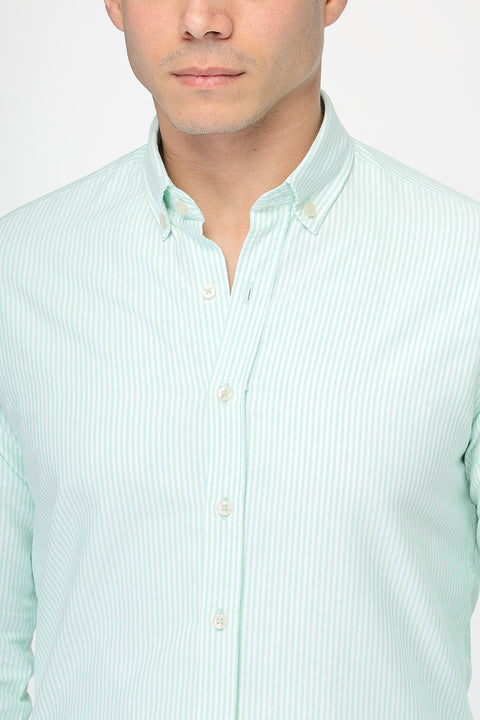 Semi Classic Shirt New fit Light Green