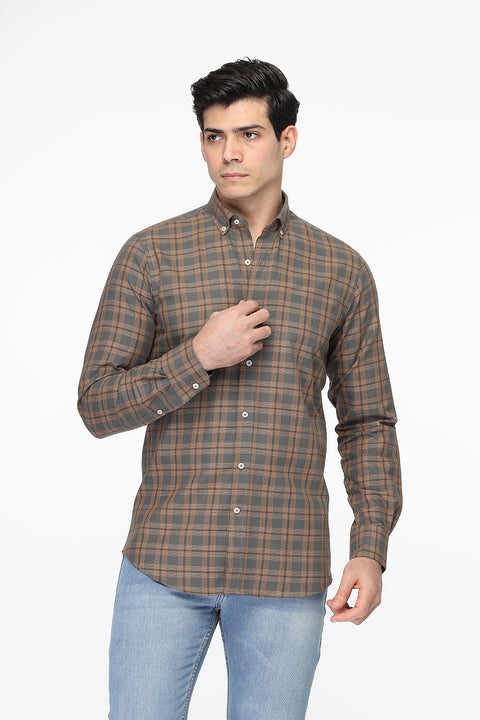 New Fit Shirt Brown