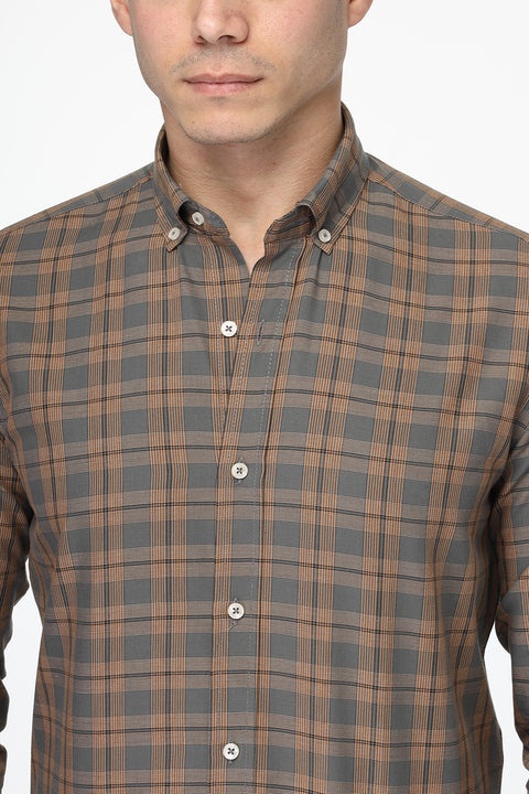 New Fit Shirt Brown