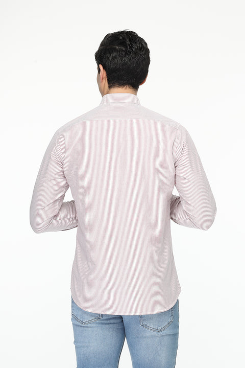 Semi Classic Shirt New fit Dark Red