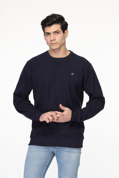 Regular Fit Sweat Shirt Dark Blue