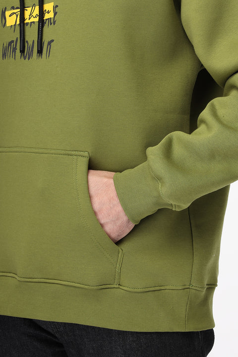Over Size Sweat Shirt Green