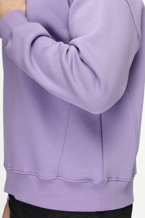 Relax Fit Sweat Shirt Purple