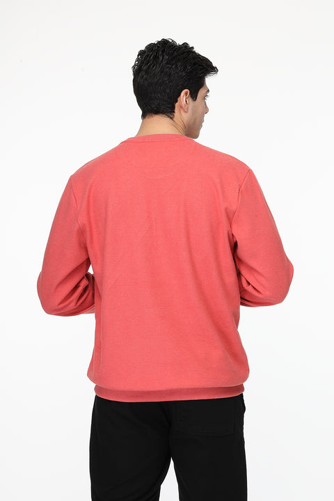 Regular Fit Sweat Shirt Pink