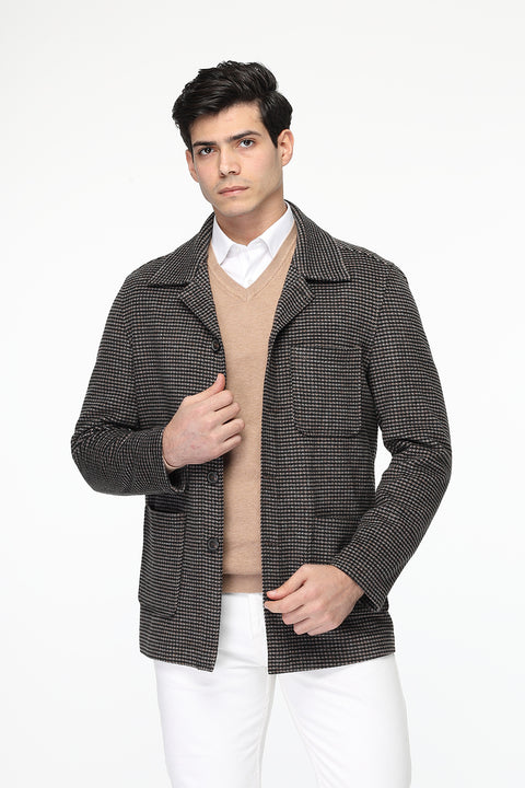 Regular Fit Jacket Brown