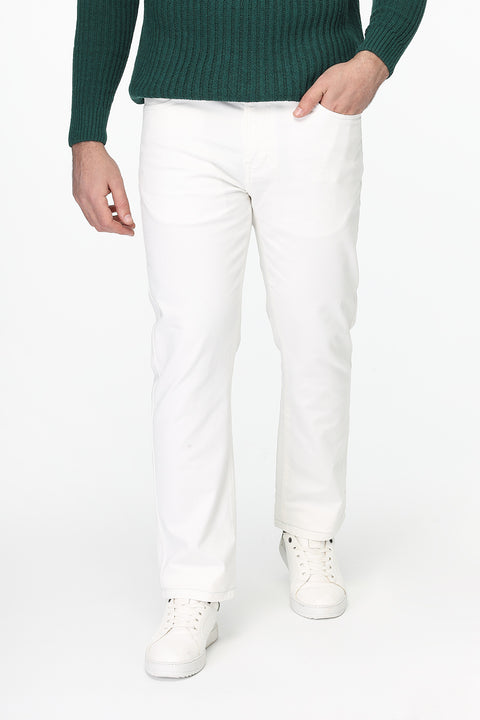 Slim Straight Fit Chino Off White