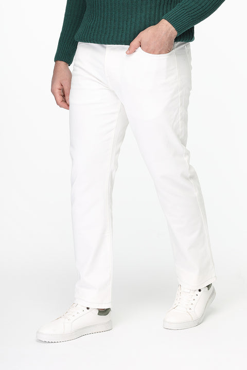 Slim Straight Fit Chino Off White