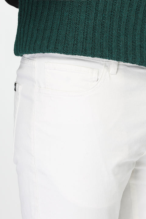 Slim Straight Fit Chino Off White