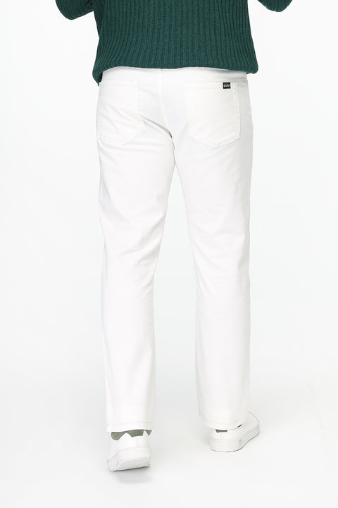 Slim Straight Fit Chino Off White
