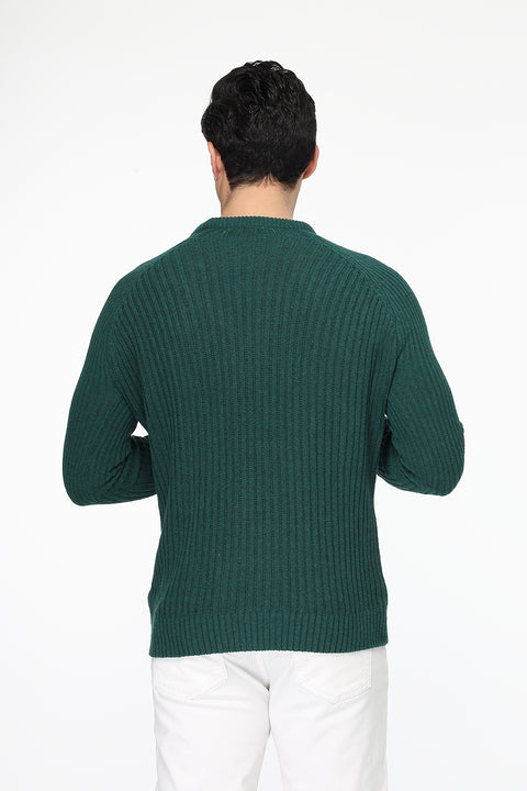 Slim Fit Pullover Green