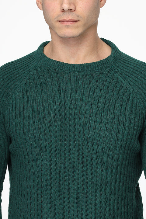 Slim Fit Pullover Green