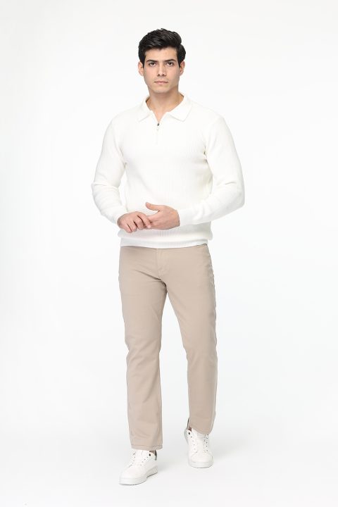 Slim Straight Fit Chino Beige