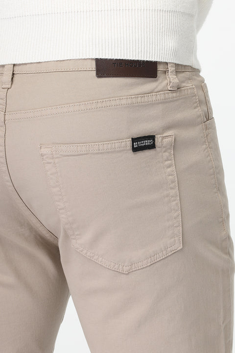 Slim Straight Fit Chino Beige