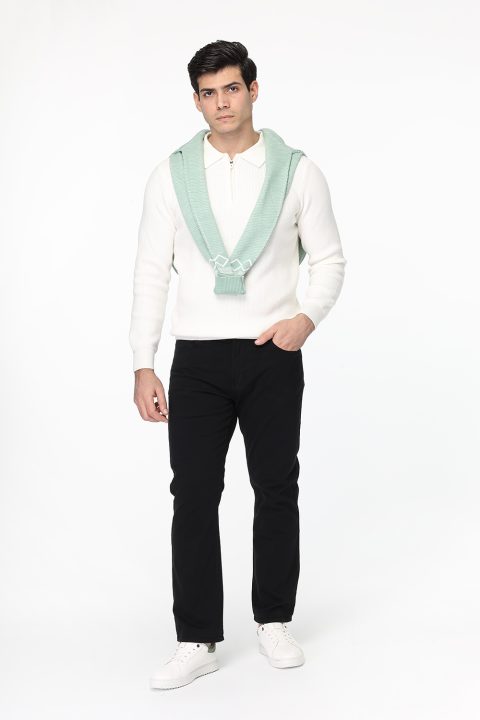 Slim Straight Fit Chino Black