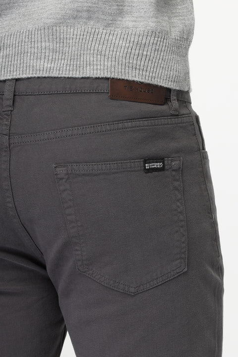 Slim Straight Fit Chino Gray