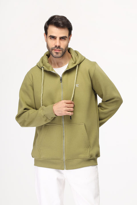 Regular Fit Sweat Shirt Green