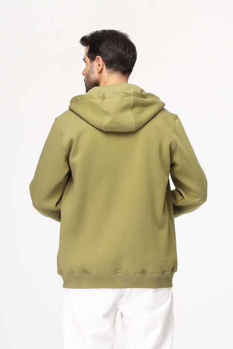 Regular Fit Sweat Shirt Green