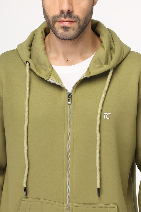 Regular Fit Sweat Shirt Green