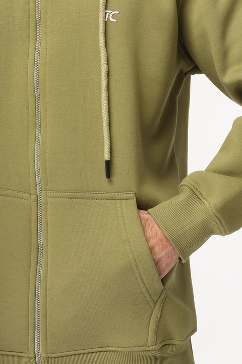 Regular Fit Sweat Shirt Green