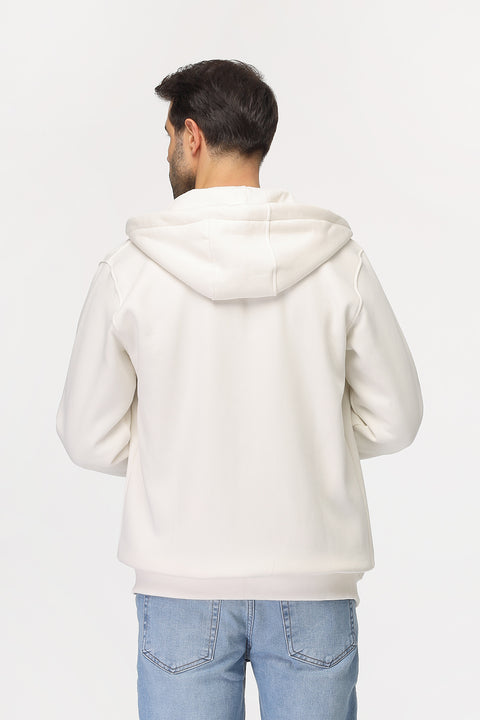 Regular Fit Sweat Shirt Off White