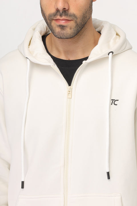 Regular Fit Sweat Shirt Off White