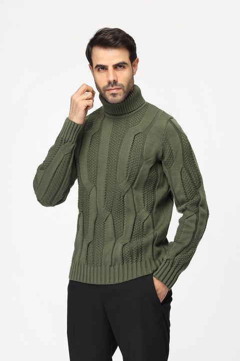 Regular Fit Pullover Green