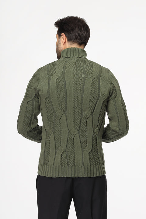 Regular Fit Pullover Green