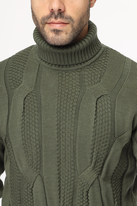 Regular Fit Pullover Green