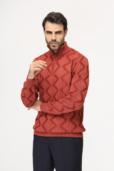 Regular Fit Pullover Orange
