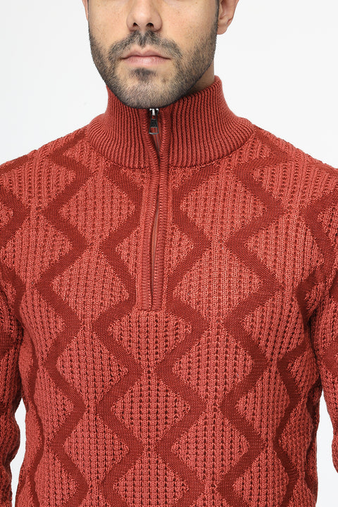 Regular Fit Pullover Orange