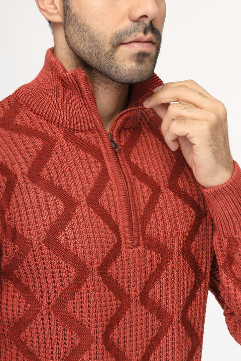 Regular Fit Pullover Orange