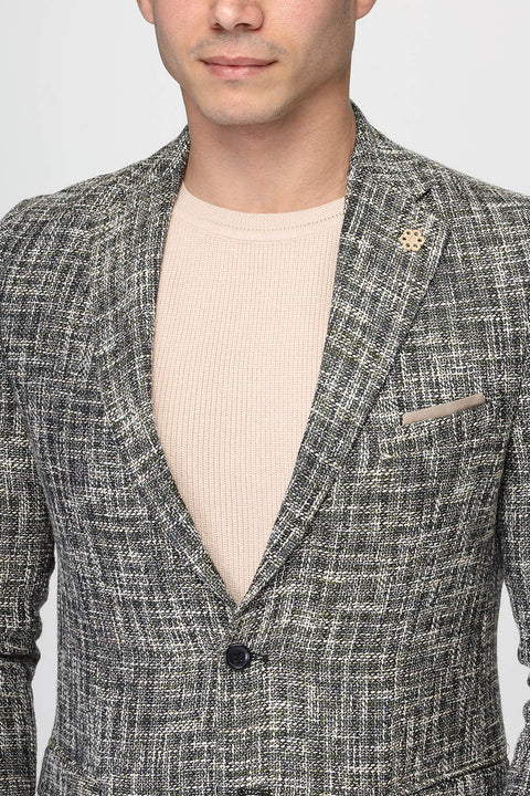 Slim Fit Blazer Green