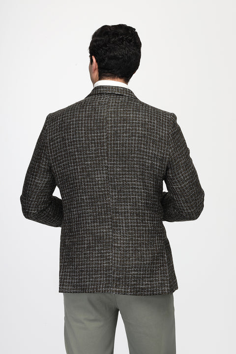 Regular Fit Blazer Green