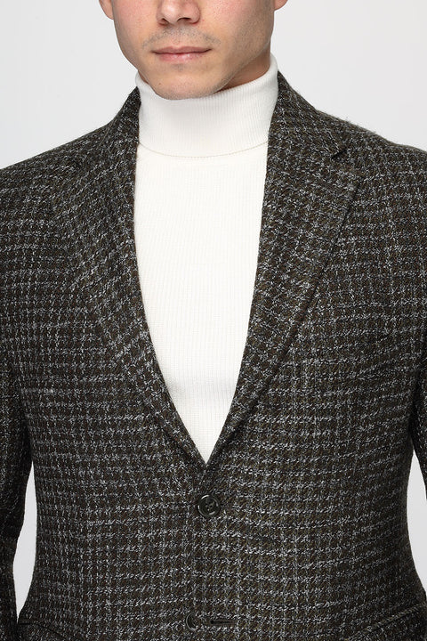 Regular Fit Blazer Green
