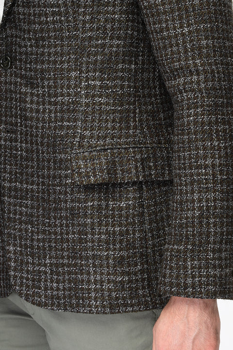 Regular Fit Blazer Green