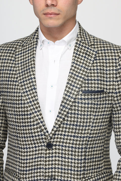 Regular Fit Blazer Green