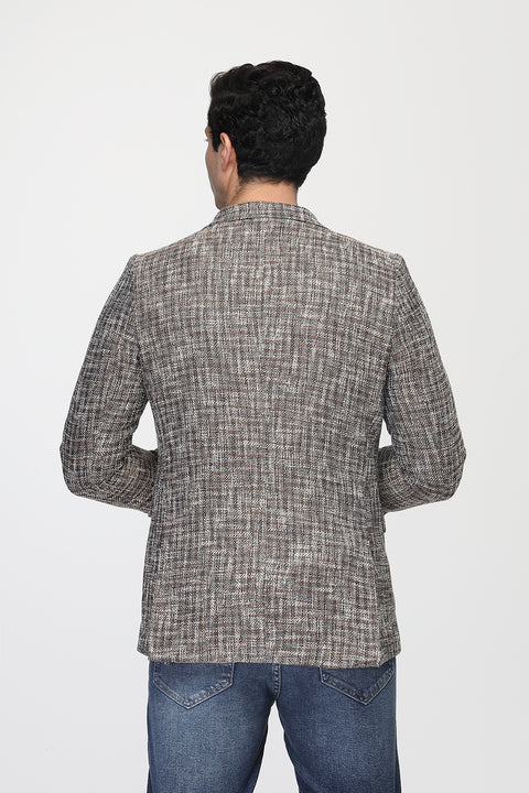 Slim Fit Blazer Beige