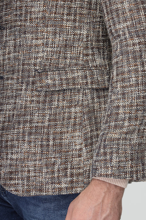 Slim Fit Blazer Beige